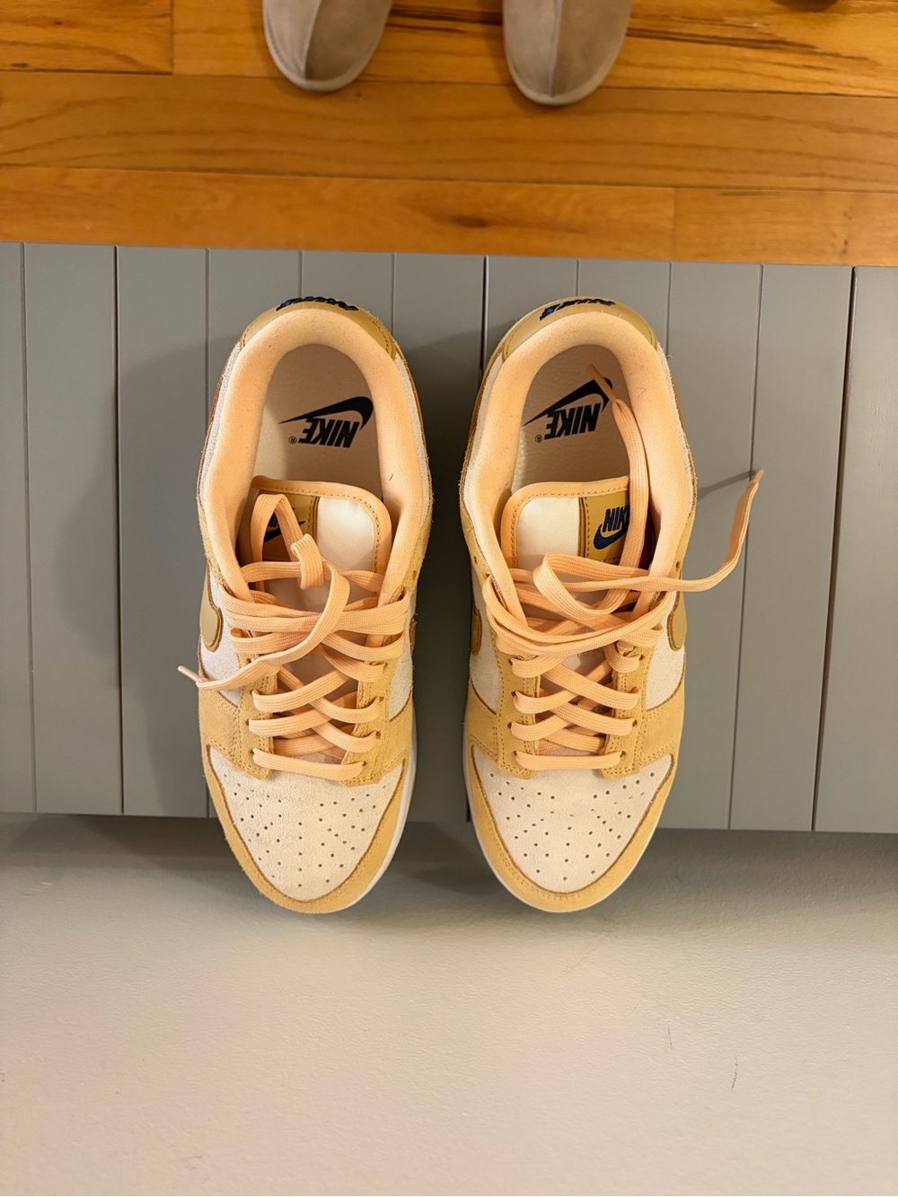 Nike Women’s Low-Top Sneakers in Beige/Peach/Yellow